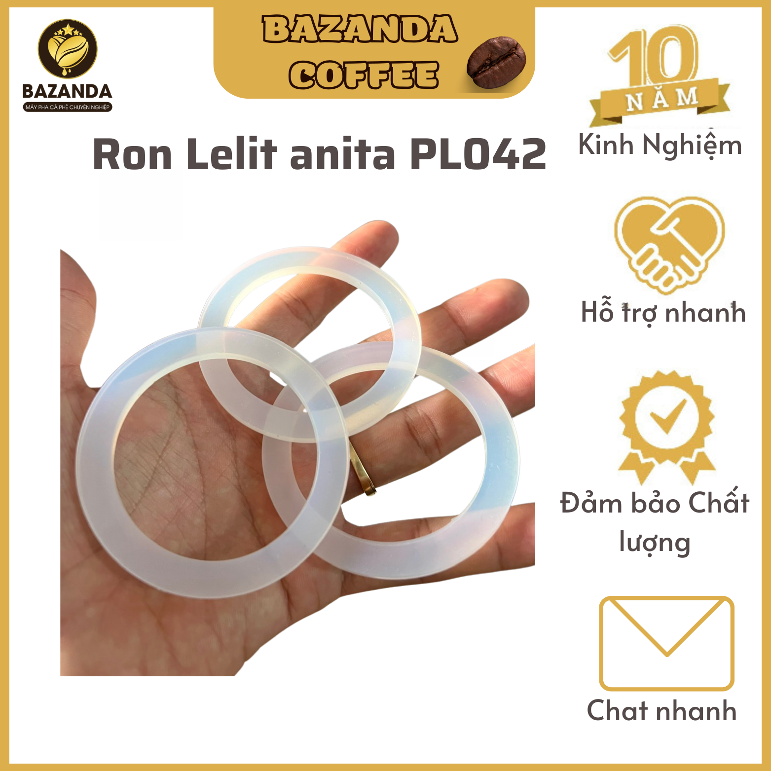 Ron cao su máy pha cà phê Lelit